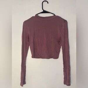 Pink long sleeve top